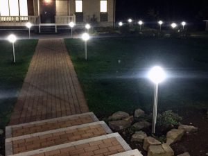 Установка уличных светильников в Каспийске